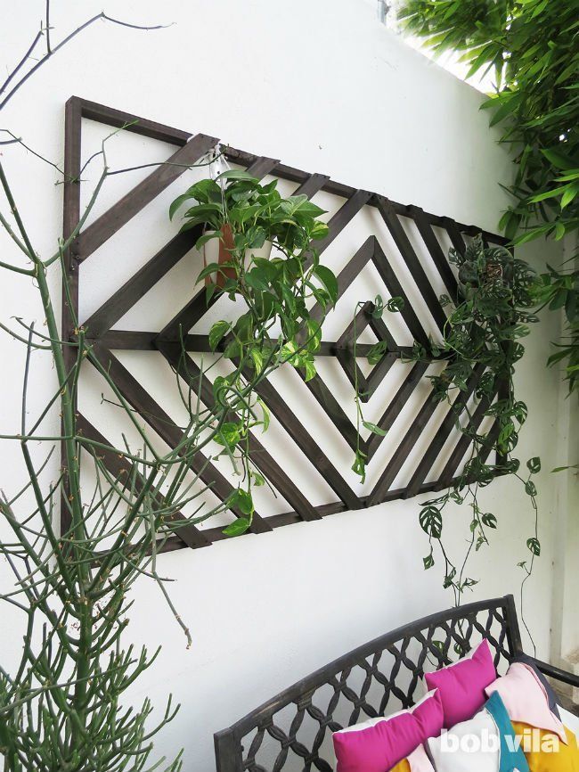 The Wall Trellis That Will Makeover Any Blank Wall | Bob Vila - The Wall Trellis That Will Makeover Any Blank Wall | Bob Vila -   24 diy Outdoor wall ideas