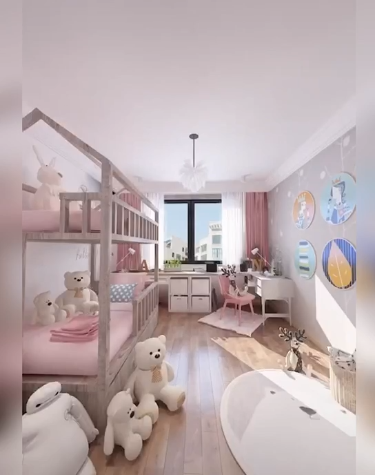 Sweet & Pink Space for Twin Girls - Sweet & Pink Space for Twin Girls -   diy Ideen jugendzimmer