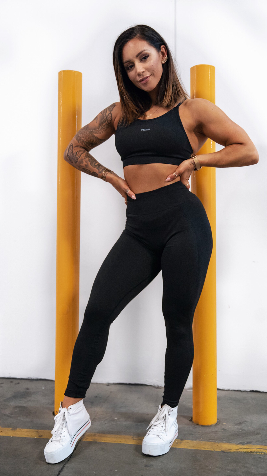 Gymshark Flex High Waisted Leggings - Black/Charcoal - Gymshark Flex High Waisted Leggings - Black/Charcoal -   10 fitness Mujer wallpaper ideas