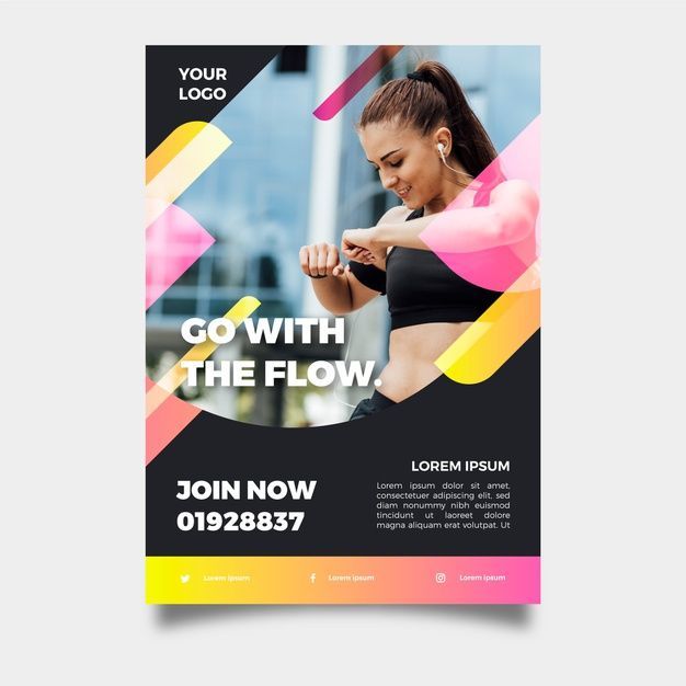 Download Sport Poster Template With Photo for free - Download Sport Poster Template With Photo for free -   10 fitness Poster vector ideas