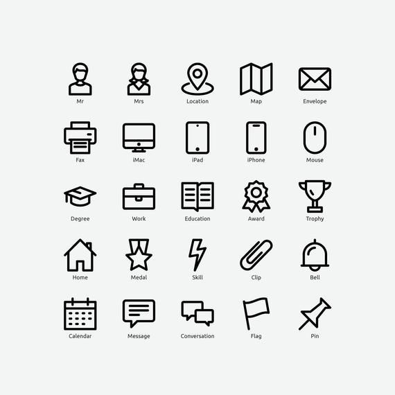Resume Icons in Vector and PNG - Resume Icons in Vector and PNG -   11 beauty Icon png ideas