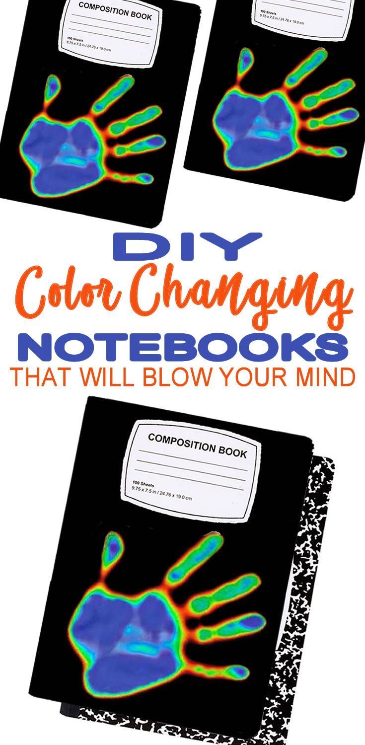 Coolest Color Changing Notebook | DIY Notebook Cover | School Supplies_Crafts - Coolest Color Changing Notebook | DIY Notebook Cover | School Supplies_Crafts -   11 diy School Supplies 2019 ideas
