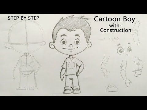 Learn how to draw a cartoon boy character step by step tutorial | Rinkuart | Drawing and sketching - Learn how to draw a cartoon boy character step by step tutorial | Rinkuart | Drawing and sketching -   11 style Boy cartoon ideas