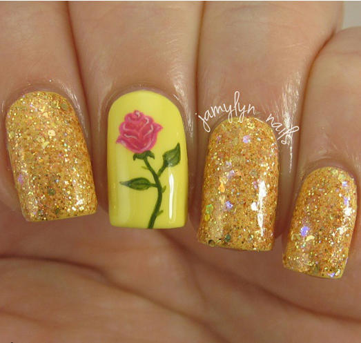 12 beauty And The Beast nails ideas