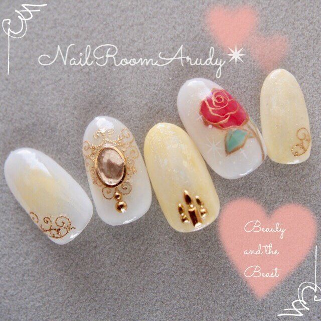 12 beauty And The Beast nails ideas