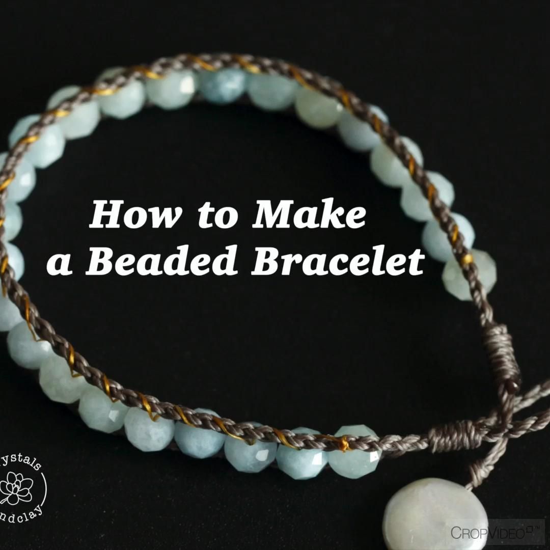 How to make a beaded bracelet - How to make a beaded bracelet -   12 diy Bracelets clasp ideas