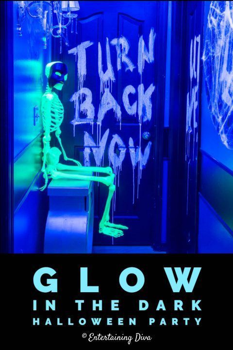 10 Awesome Glow In The Dark Party Ideas For Halloween - Entertaining Diva @ From House To Home - 10 Awesome Glow In The Dark Party Ideas For Halloween - Entertaining Diva @ From House To Home -   12 diy Halloween Costumes scary ideas