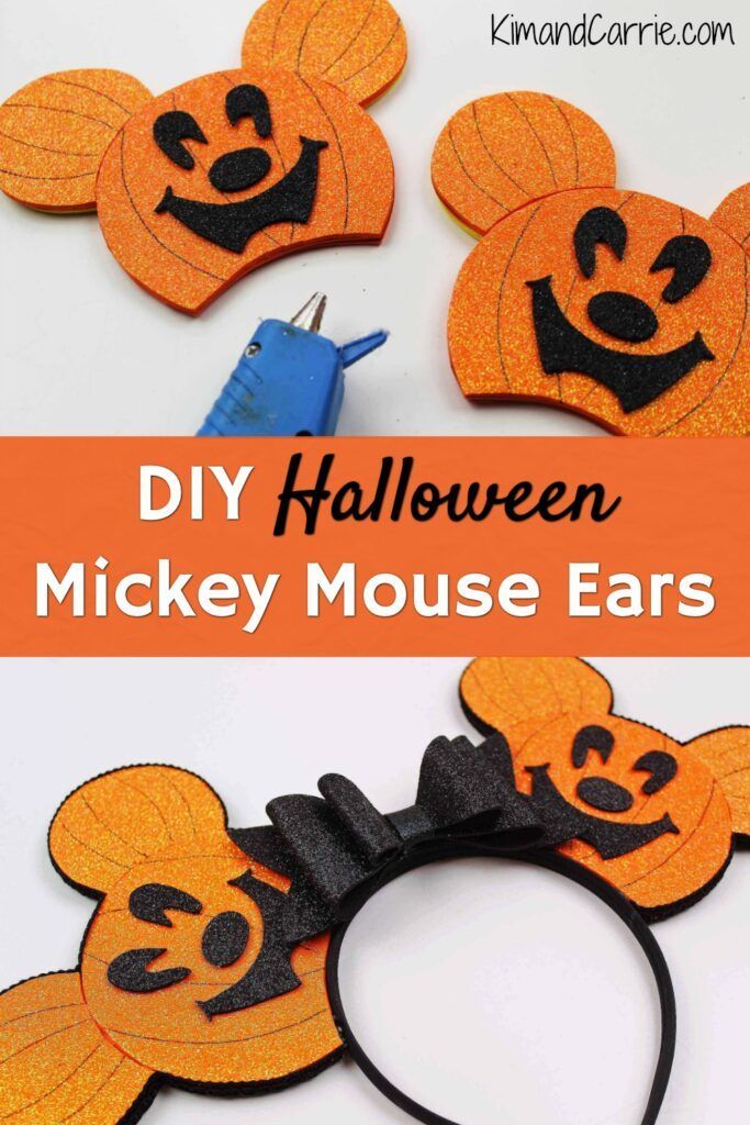 DIY Halloween Mickey Ears for Mickey's Not So Scary Halloween Party - DIY Halloween Mickey Ears for Mickey's Not So Scary Halloween Party -   12 diy Halloween Costumes scary ideas