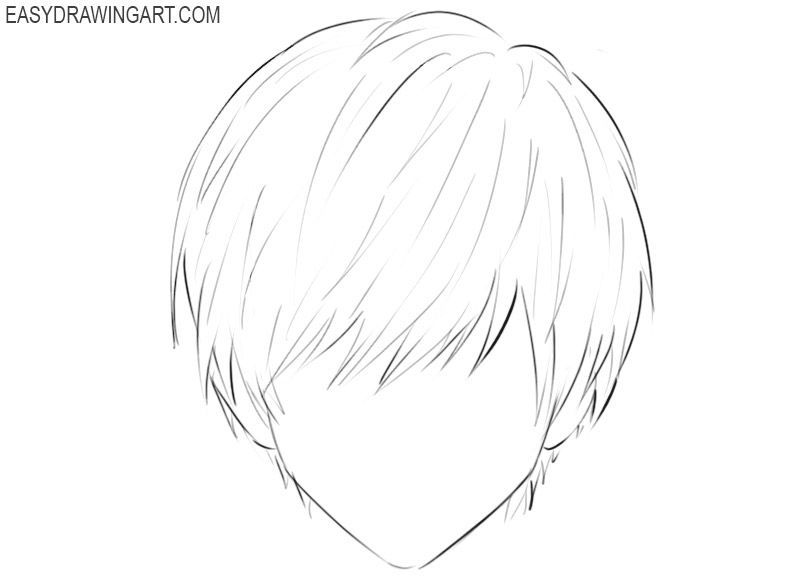 How to Draw Anime Hair Easy - How to Draw Anime Hair Easy -   12 drawing anime hairstyles ideas