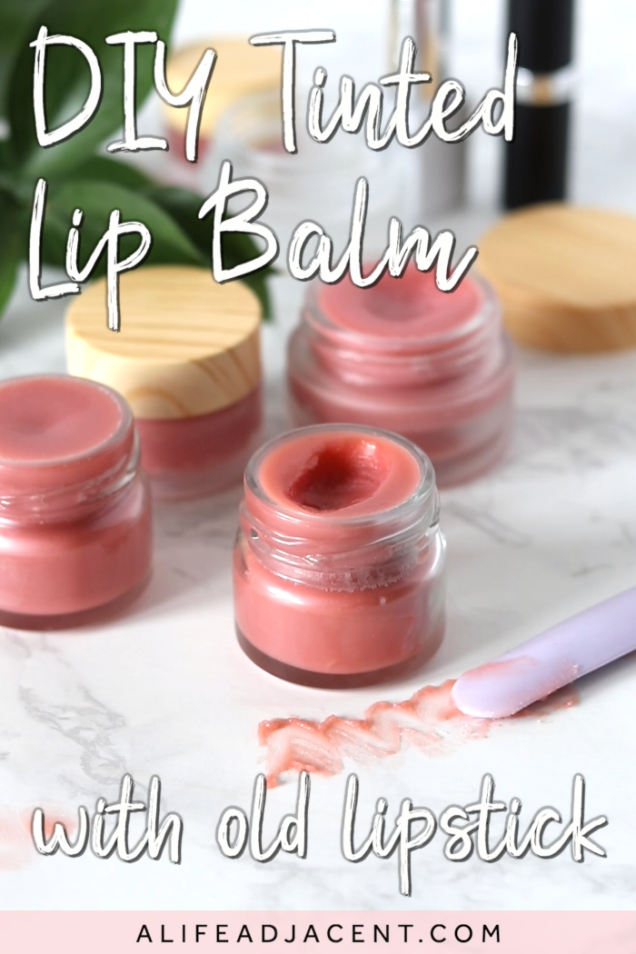 DIY Tinted Lip Balm with Old Lipstick - DIY Tinted Lip Balm with Old Lipstick -   13 diy Makeup tricks ideas