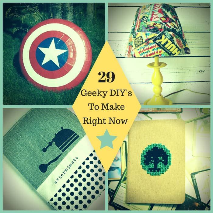 29 Geek DIY's To Make Right Now - 29 Geek DIY's To Make Right Now -   13 diy Presents geek ideas