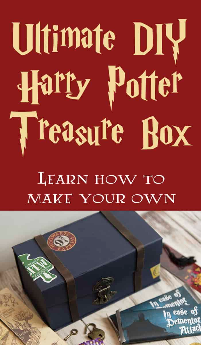 DIY Ultimate Harry Potter Treasure Box - DIY Ultimate Harry Potter Treasure Box -   13 diy Presents geek ideas