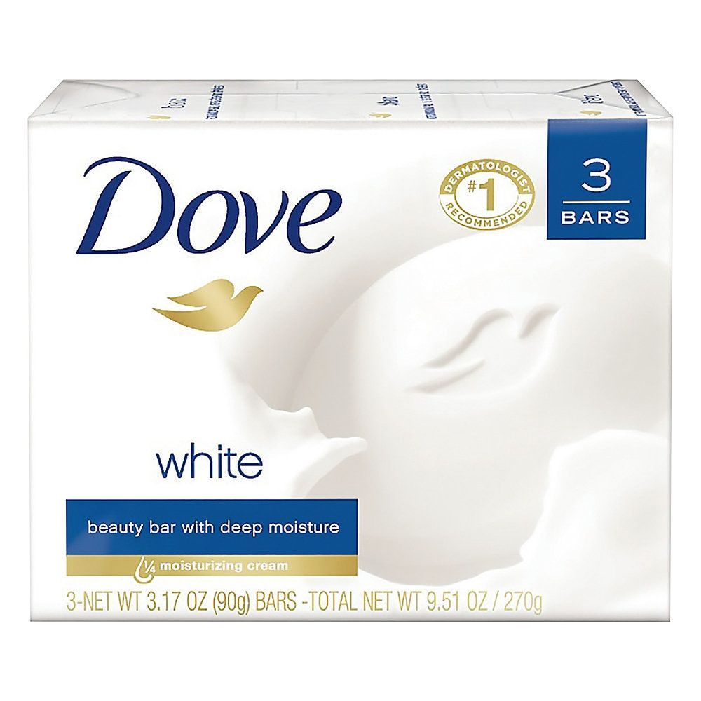 Dove White Beauty Bars, Light Scent, Pack Of 3 Bars - Dove White Beauty Bars, Light Scent, Pack Of 3 Bars -   13 dove beauty Bar ideas