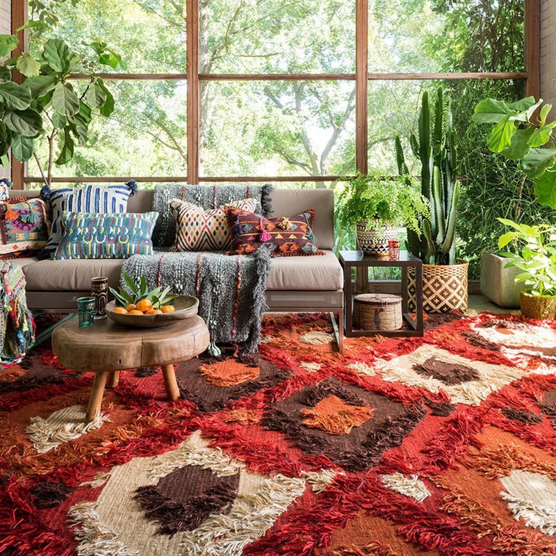 Fable Spiced Red Rug by Justina Blakeney® X Loloi - Fable Spiced Red Rug by Justina Blakeney® X Loloi -   14 diy Home Decor bohemian ideas