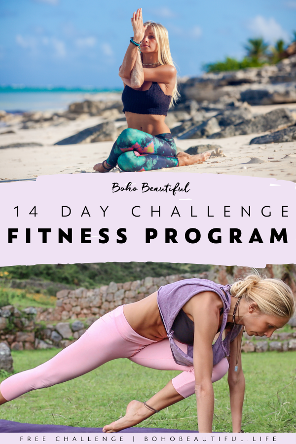 14 Day Free Fitness Program - Boho Beautiful - 14 Day Free Fitness Program - Boho Beautiful -   14 fitness Challenge yoga ideas