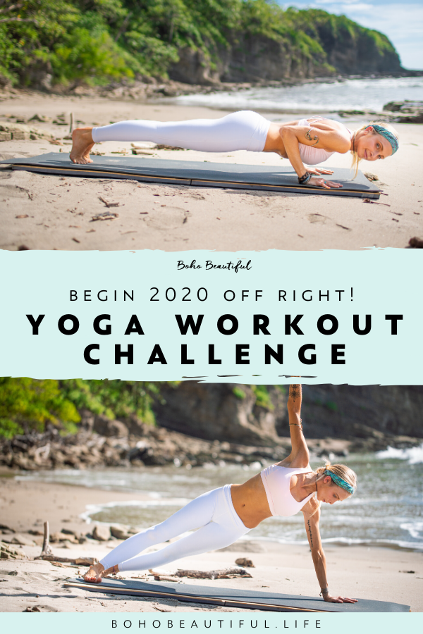 The 2020 Yoga Workout Challenge Details + Schedule - Boho Beautiful - The 2020 Yoga Workout Challenge Details + Schedule - Boho Beautiful -   14 fitness Challenge yoga ideas