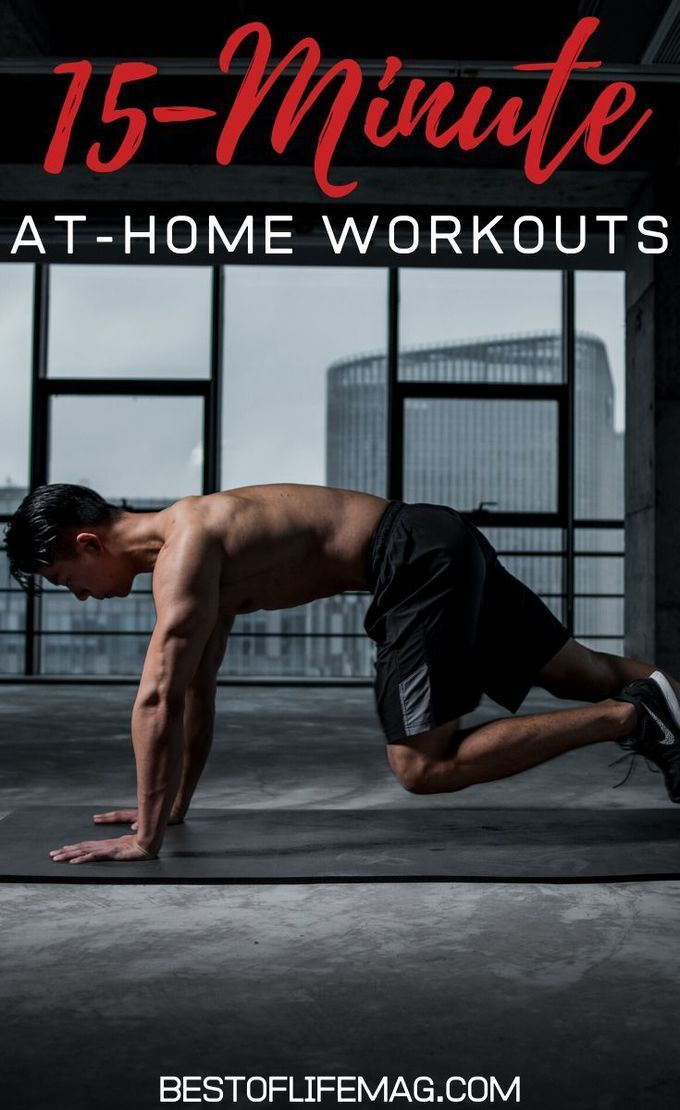 15-Minute At-Home Workouts for No Excuses - 15-Minute At-Home Workouts for No Excuses -   14 fitness for men ideas