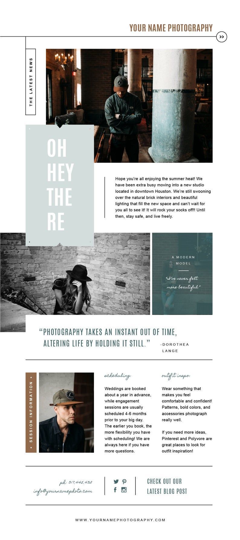 SALE! Newsletter Template for Email, Pinterest, and Social Media - Photography Marketing Templates - Magazine Style Newsletter Design - SALE! Newsletter Template for Email, Pinterest, and Social Media - Photography Marketing Templates - Magazine Style Newsletter Design -   14 magazine style Guides ideas