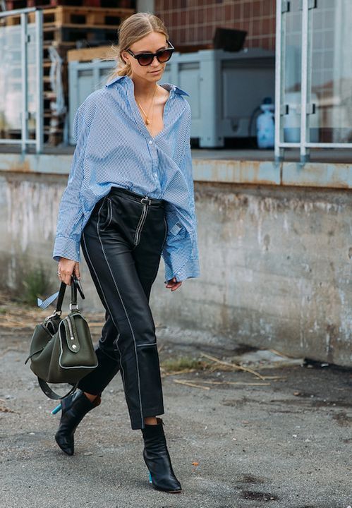 How To Wear The Blue Shirt - How To Wear The Blue Shirt -   14 women style Edgy ideas