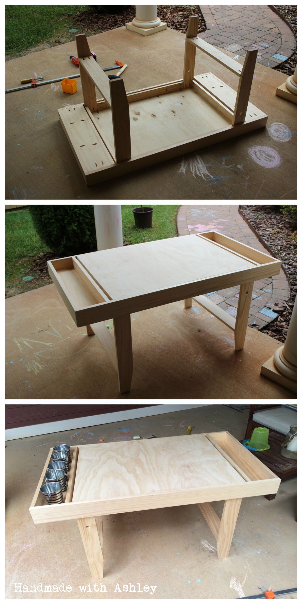 Modern Play Table with Storage - Modern Play Table with Storage -   15 diy Art table ideas