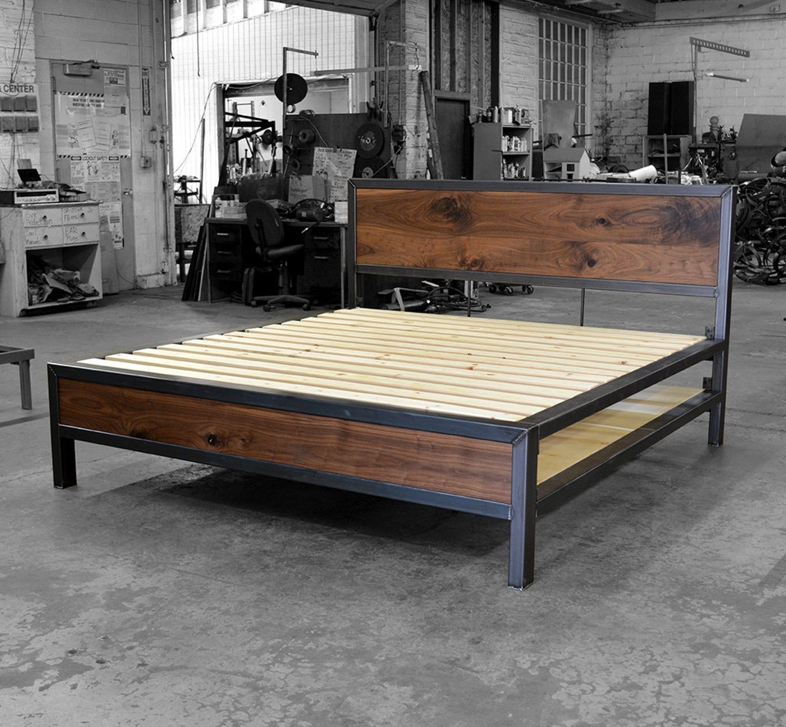 Early Century Bed with Storage - Early Century Bed with Storage -   15 diy Bed Frame steel ideas
