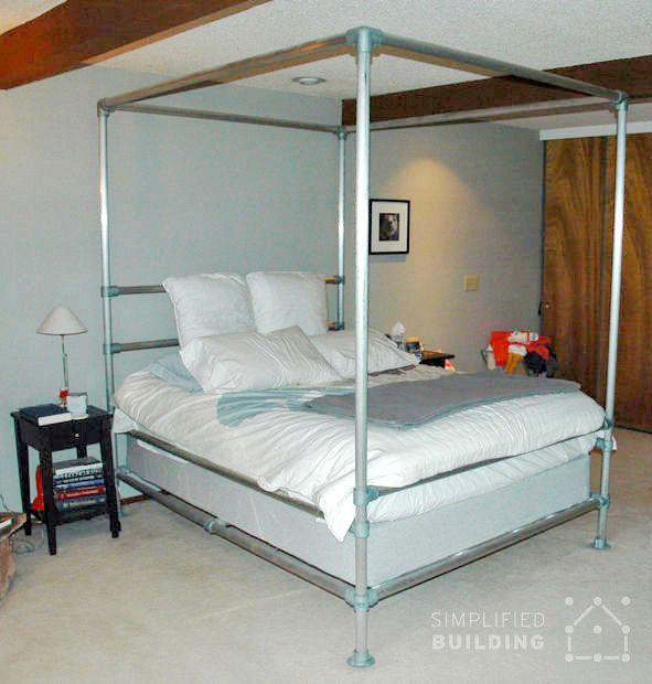 47 DIY Bed Frame Ideas Built with Pipe - 47 DIY Bed Frame Ideas Built with Pipe -   15 diy Bed Frame steel ideas
