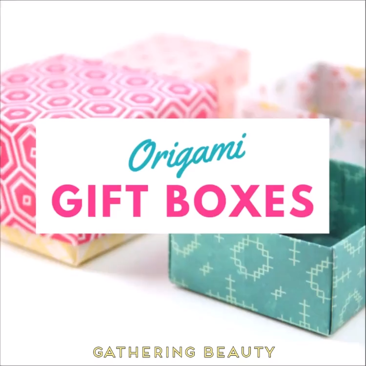Make easy diy origami gift boxes - Make easy diy origami gift boxes -   15 diy Box easy ideas