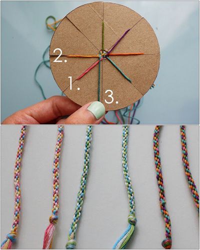 15 diy Bracelets with cardboard ideas
