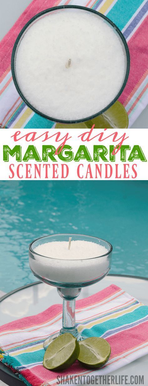 Easy DIY Margarita Scented Candles - Easy DIY Margarita Scented Candles -   15 diy Candles no wax ideas