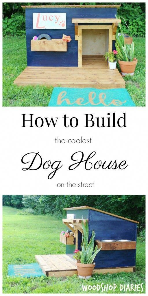A New Home for Lucy--Modern DIY Dog House - A New Home for Lucy--Modern DIY Dog House -   15 diy Outdoor dog ideas