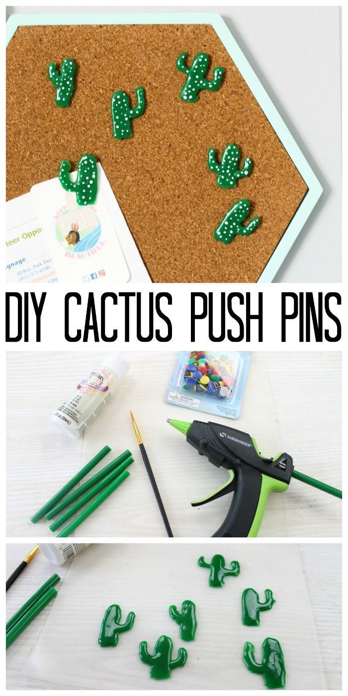 Decorative Push Pins Made from Hot Glue - The Country Chic Cottage - Decorative Push Pins Made from Hot Glue - The Country Chic Cottage -   15 diy Room easy ideas