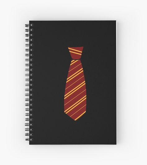 'Potter-Tie' Spiral Notebook by Stacey Roman - 'Potter-Tie' Spiral Notebook by Stacey Roman -   15 diy School Supplies fandom ideas