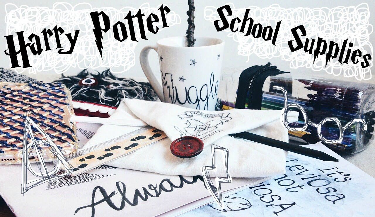 DIY Harry Potter School Supplies & Organisation Ideas! 10 Easy Crafts for Back to School || Adela - DIY Harry Potter School Supplies & Organisation Ideas! 10 Easy Crafts for Back to School || Adela -   15 diy School Supplies fandom ideas