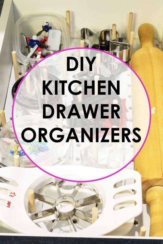 5 Easy DIY Kitchen Drawer Organizer Ideas - 5 Easy DIY Kitchen Drawer Organizer Ideas -   15 diy Storage organizers ideas