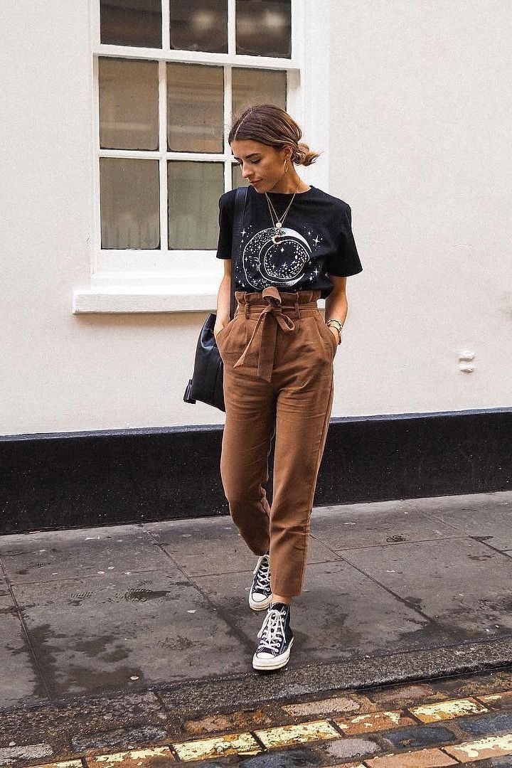 Here's What To Wear With Brown Pants In 21 Chic Outfits | I AM & CO® - Here's What To Wear With Brown Pants In 21 Chic Outfits | I AM & CO® -   15 style Edgy winter ideas