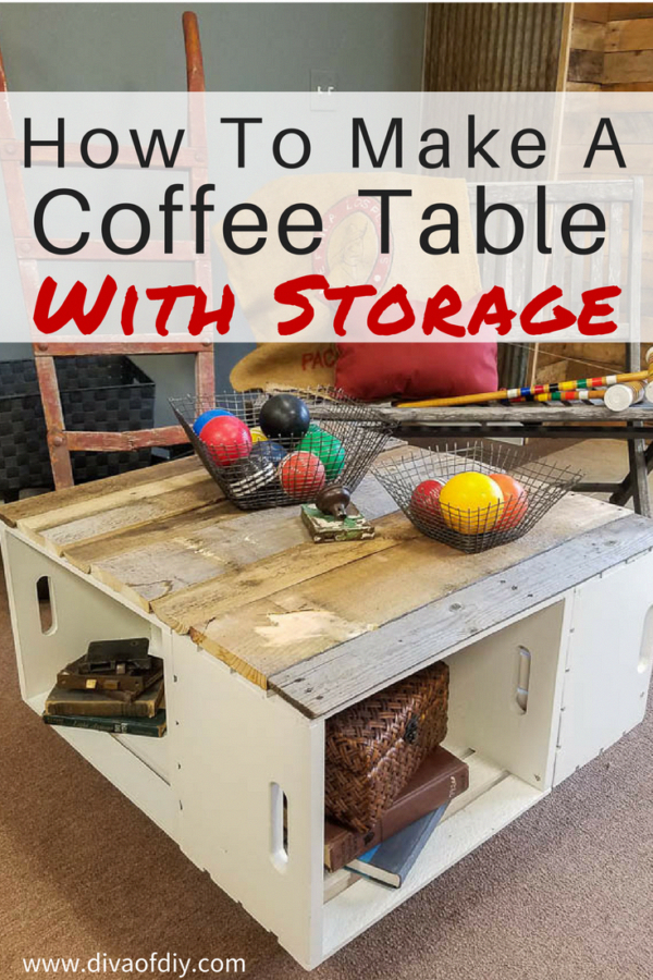 DIY Home Decor: Coffee Table with Storage - DIY Home Decor: Coffee Table with Storage -   16 action diy Decorations ideas