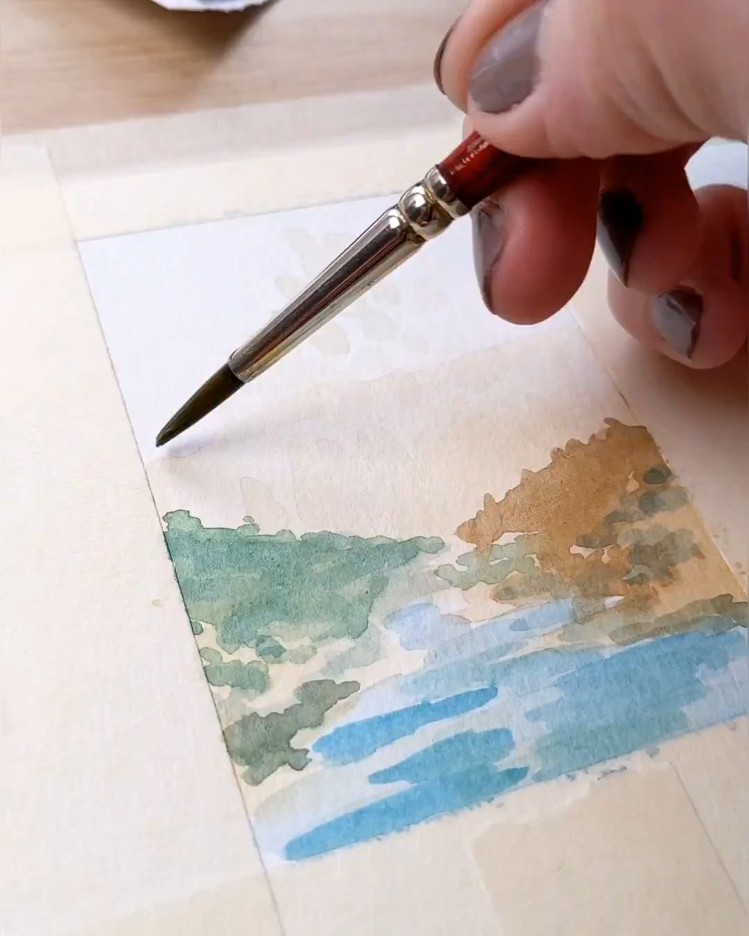 Painting a little landscape sketch | Kim Everhard Art: Shop Art for your home inspired by nature. - Painting a little landscape sketch | Kim Everhard Art: Shop Art for your home inspired by nature. -   16 beauty Inspiration art ideas
