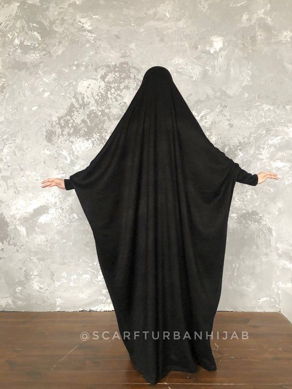 Winter black Khimar Maxi dress, Transformer hijab,traditional hijab, ready to wear hijab, prayer Dre - Winter black Khimar Maxi dress, Transformer hijab,traditional hijab, ready to wear hijab, prayer Dre -   16 beauty Model hijab ideas