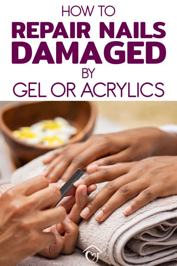 How To Repair Nails Damaged By Gel Or Acrylics - How To Repair Nails Damaged By Gel Or Acrylics -   16 beauty Nails gel ideas