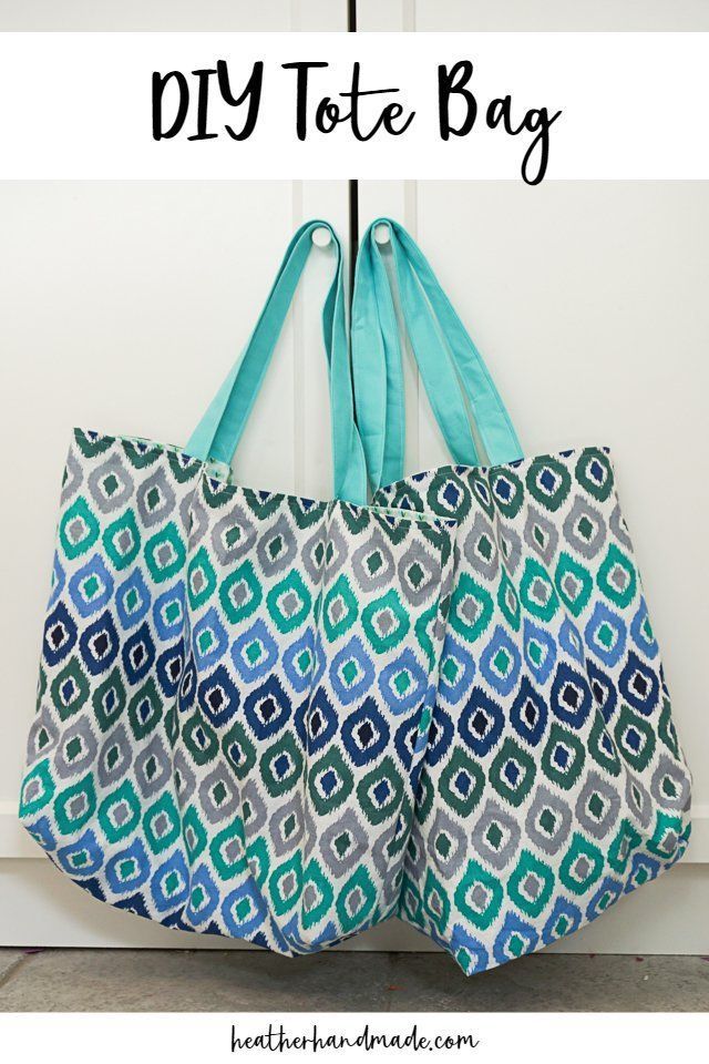 DIY Tote Bag with Fold Up Pocket • Heather Handmade - DIY Tote Bag with Fold Up Pocket • Heather Handmade -   16 diy Beauty bag ideas