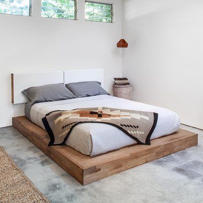 LAX Series Solid Wood Platform Bed - LAX Series Solid Wood Platform Bed -   16 diy Bed Frame corner ideas