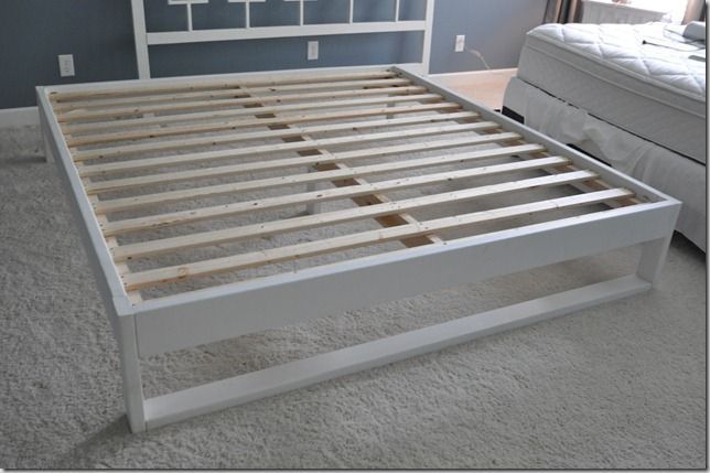 Simple Bedframe Tutorial — Decor and the Dog - Simple Bedframe Tutorial — Decor and the Dog -   16 diy Bed Frame corner ideas