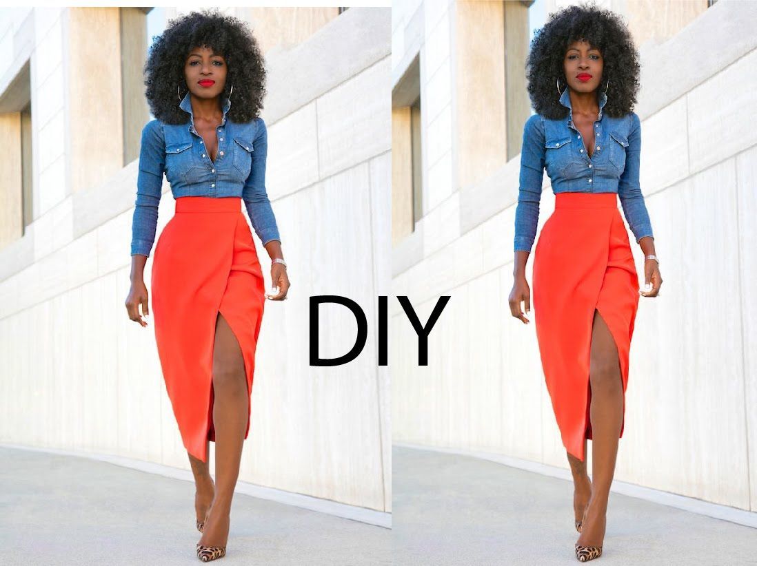 How To Make A Pencil Skirt With High Slit (Easy Sewing Cloths) - How To Make A Pencil Skirt With High Slit (Easy Sewing Cloths) -   16 diy Clothes rock ideas