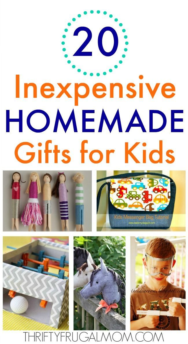 20 Inexpensive Homemade Gifts for Kids - 20 Inexpensive Homemade Gifts for Kids -   16 diy Gifts for children ideas