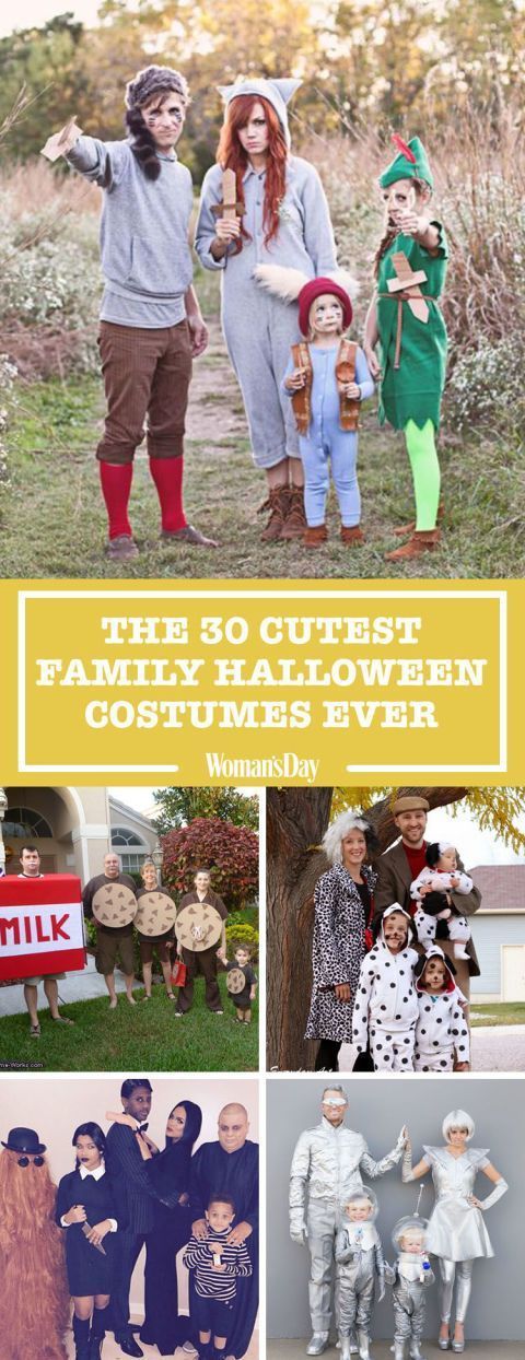 16 diy Halloween Costumes for families ideas