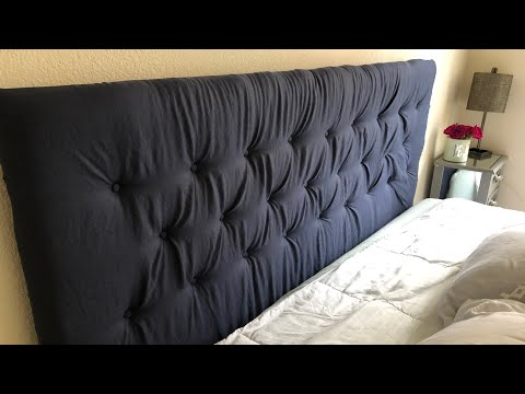 CARDBOARD BOXES TO HEADBOARD !! HOW TO MAKE YOUR OWN TUFTED HEADBOARD |DIY HEADBOARD| - CARDBOARD BOXES TO HEADBOARD !! HOW TO MAKE YOUR OWN TUFTED HEADBOARD |DIY HEADBOARD| -   16 diy Headboard curtains ideas