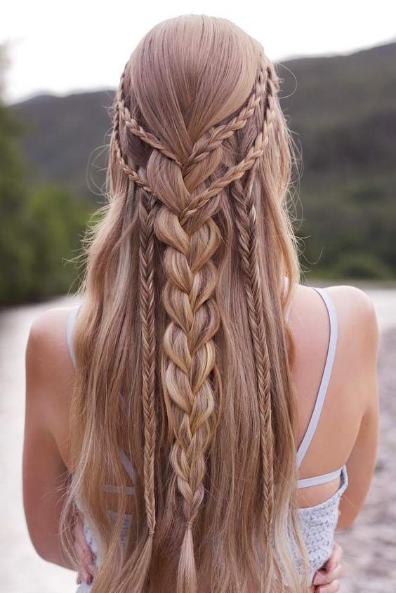 60 Beautiful Braids and Braided Hairstyles - 60 Beautiful Braids and Braided Hairstyles -   16 heart style Hair ideas
