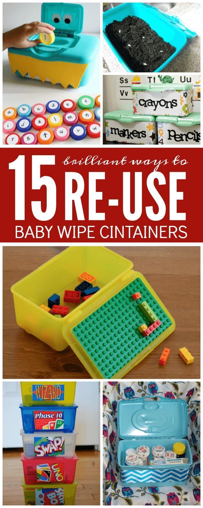 15 Surprising Ways to Re-Use Baby Wipe Containers - 15 Surprising Ways to Re-Use Baby Wipe Containers -   17 diy Baby box ideas