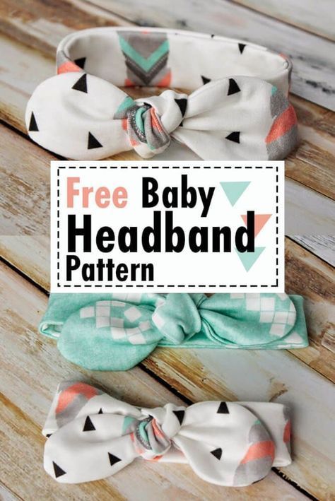 Easy DIY baby headband pattern free sewing - Knot Bow Headband Pattern and Tutorial - Coral + Co. - Easy DIY baby headband pattern free sewing - Knot Bow Headband Pattern and Tutorial - Coral + Co. -   17 diy Baby headbands ideas