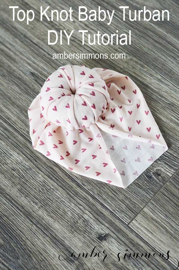 Top Knot Baby Turban - Amber Simmons - Top Knot Baby Turban - Amber Simmons -   17 diy Baby headbands ideas